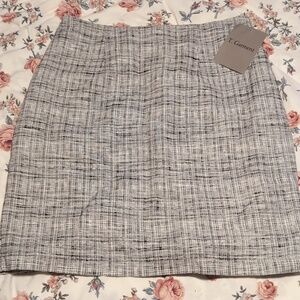T. Garment Tweed Skirt